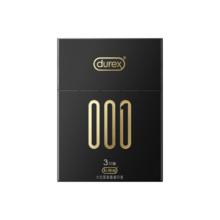 杜蕾斯 超薄避孕套 黑金001 三合一安全套 6只装 001黑金3只+超薄金装3只