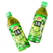 达利园 青梅绿茶饮料 500ml*15瓶 家庭聚餐饮品