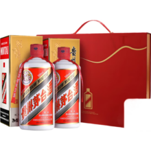 茅台 飞天茅台 53° 酱香型白酒 500ml 2瓶