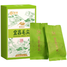 首购：宜茶 宜昌毛尖特二级 高山云雾绿茶4g*2袋装