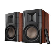 HiVi D300 桌面 Hi-Fi蓝牙音箱 桃木色