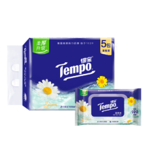 得宝 TEMPO 湿厕纸 洋甘菊植萃精华 40片*5包