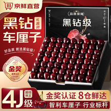 梓颐 智利车厘子4J级 5kg进口樱桃桑提娜礼盒 4斤(净重) 礼箱装 32-34mm 脆甜双绝 顺丰次日达
