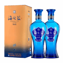 洋河 海之蓝 42° 浓香型白酒 520ml×2瓶
