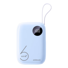 小叮讯【3C认证可上飞机】移动随身wifi5g无限流量2025款无线网随身wifi充电宝二合一免插卡网络车载户外 【升级旗舰款】三网通|6000毫安充电款*超长续航 0月租 无预存 随用随充