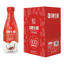 轻上 竹蔗茅根水饮料 雪梨马蹄水 0脂肪 1L*4瓶 轻上0糖生椰喜庆版礼盒装