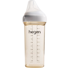 HEGEN海格恩奶瓶6个月PPSU防胀气防呛仿母乳原装进口330ml新生儿6个月+