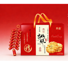 自然道 桃酥礼盒 代餐糕点点心 808g*1盒 37X9.5X26cm