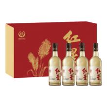 红星二锅头 大曲酿 清香型 高度纯粮白酒 42度 500mL 4瓶 珍酿礼盒