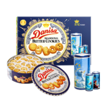 皇冠 danisa 丹麦曲奇饼干礼盒 750g+60g 年货春节送礼零食团购