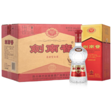 剑南春 水晶剑 52° 浓香型白酒 500ml×6瓶