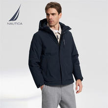NAUTICA 男装防轻溅水保暖休闲厚外套 JO3413