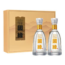 今世缘 淡雅国缘 42度 浓香型白酒 500ml*2瓶装