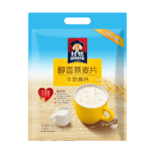 桂格 牛奶高钙燕麦片540g（27g*20袋）新西兰进口奶源 营养早餐