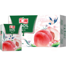 汇源 100%果汁 桃汁 200ml*24盒