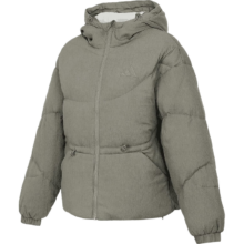 20点:阿迪达斯 adidas 女冬季鸭绒羽绒服 JG5931 M 600蓬卵石灰连帽