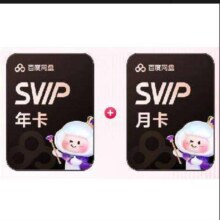 百度网盘 SVIP年卡+月卡 13个月 5T空间 极速下载