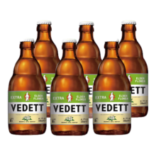 白熊（VEDETT）接骨木花小麦白啤 比利时风味 330ml*6瓶 *4件