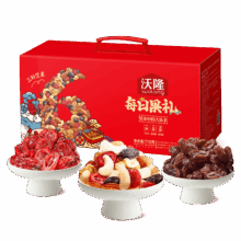 wolong/沃隆 每日果礼中秋礼盒 坚果炒货休闲零食 770g