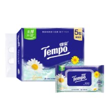 得宝 TEMPO 湿厕纸 洋甘菊植萃精华 40片*5包