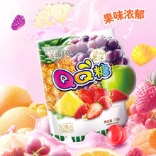 旺旺 旺仔QQ糖水果糖200g内含10袋