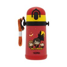 THERMOS 膳魔师 儿童保温杯哈利波特周边联名 【魔法铁三角】红色吸管杯 400ml
