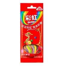 彩虹（Skittles） 彩虹糖 面条软糖 缤纷果味 16条约32g