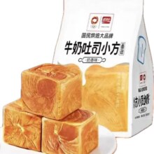 盼盼 牛奶吐司小方面包 80g*6包 散装