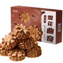 澳丰园 雪花曲奇饼干 可可味 120g