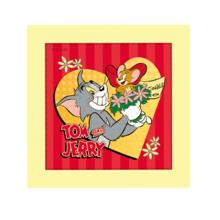 需凑单：TOI图益 潮玩拼图猫和老鼠 49片带相框 减压玩具 新年礼物 心花怒放