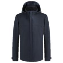 雅戈尔 羽绒服男连帽羽绒服聚酯纤维面料鹅绒填充保暖舒适 藏青