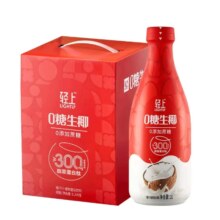 再降价，PLUS会员:轻上 0糖生椰喜庆礼盒1L*4瓶