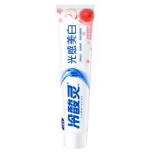 再降价:冷酸灵 光感美白牙膏 白桃味60g*6件