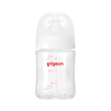 贝亲（Pigeon）新生儿 防胀气宽口径玻璃奶瓶160ml SS号奶嘴 0个月+ AA260