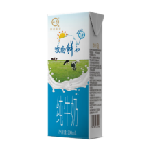 认养牧场鲜知 纯牛奶 苗条装 3.2g蛋白质 200ml 20盒三件