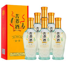 金荞 苦荞酒 52度 500mL*6瓶 礼盒装
