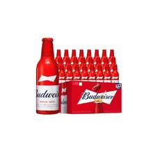 88VIP: 百威经典铝瓶拉格啤酒9.7°P铝罐整箱355ml*24瓶