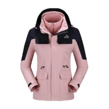 伯希和 三合一防风防水徒步登山服外套 女款 新款