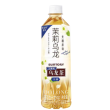 三得利 无糖茉莉乌龙茶 0糖0脂茶饮料 500ml*15瓶 整箱装
