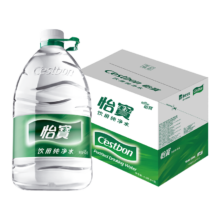 怡宝 纯净 天然饮用水 桶装 4.5L 4桶