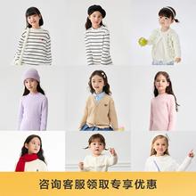 巴拉巴拉 童装儿童毛衣男童春秋冬毛衫女童保暖针织衫可爱半高领潮
