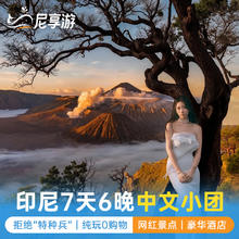 印尼泗水巴厘岛7天6晚布罗莫火山赛武罗威纳佩尼达尼享旅游
