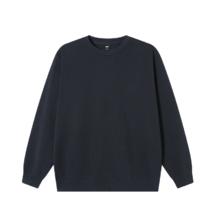 京东京造 100﹪长绒棉 卫衣男冬季外套男装衣服长袖t恤男女藏青色2XL