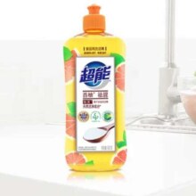 超能 西柚洗洁精 500g*1瓶