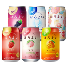 三得利 和乐怡预调鸡尾酒 350ml*6罐 缤纷低度果味酒