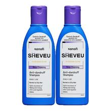 赛逸 去屑控油止痒去油洗发水紫200ml*2