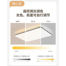 国家补贴：雷士 A舒适光 遥控款120瓦 客厅灯 RA95显色
