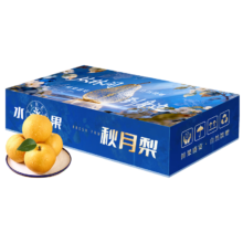 京喜加梨子 河北正宗秋月梨 带箱5斤（净重4.5斤） 新鲜冰糖梨 送礼优选