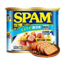 SPAM 世棒强肉感午餐肉罐头 清淡减盐 火腿速食 三明治火锅泡面搭档