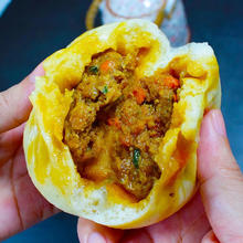 风马牛 蟹黄鲜肉包 100g×10袋 正宗手工如皋美食儿童营养早餐面点